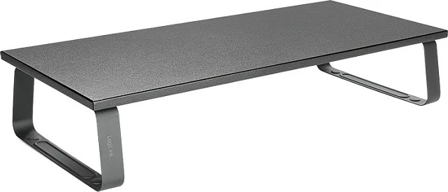 Ngritës monitori LogiLink, për monitor/laptop, chipboard dhe çelik, e zezë