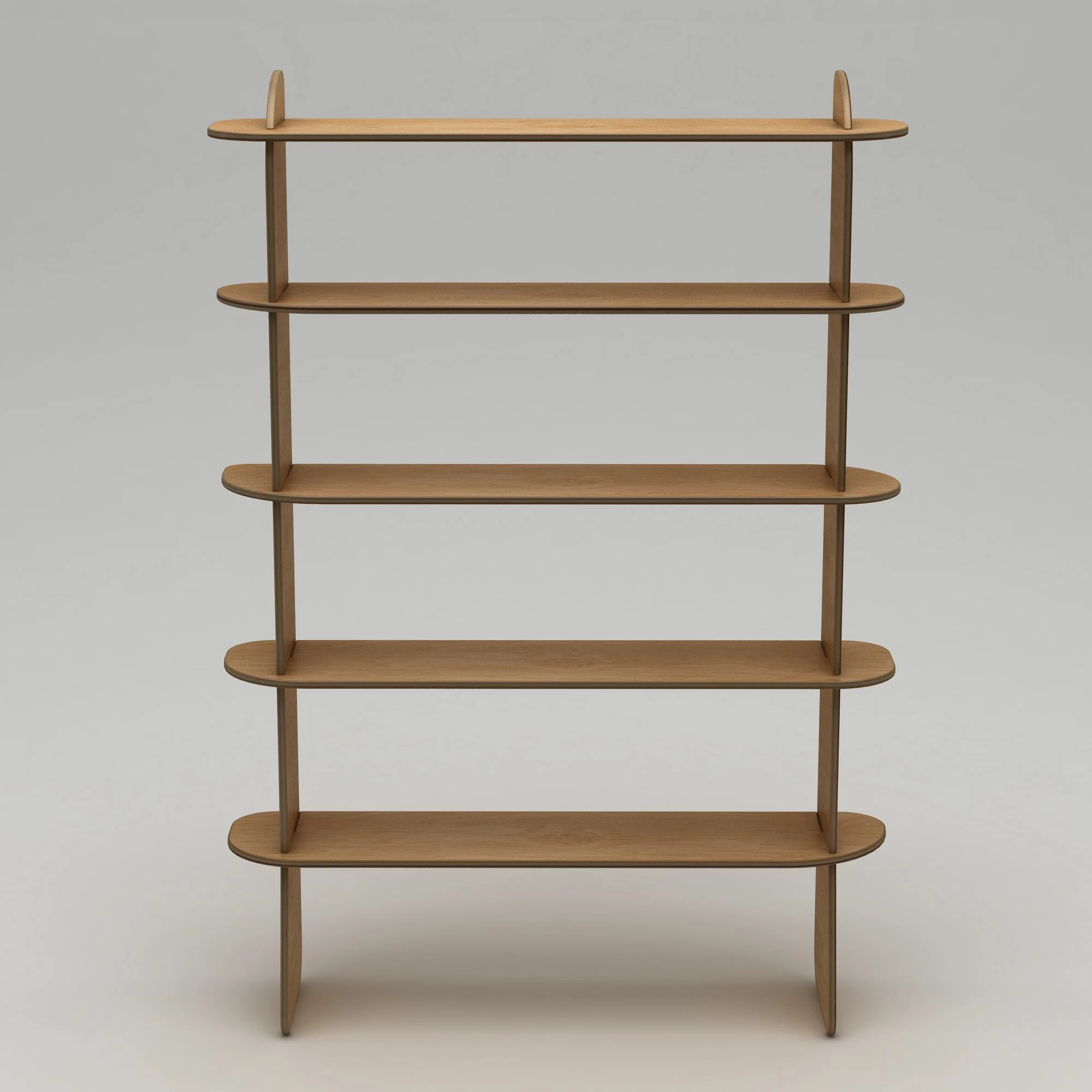 Raft librash Skye Decor, natyral, Scala-3