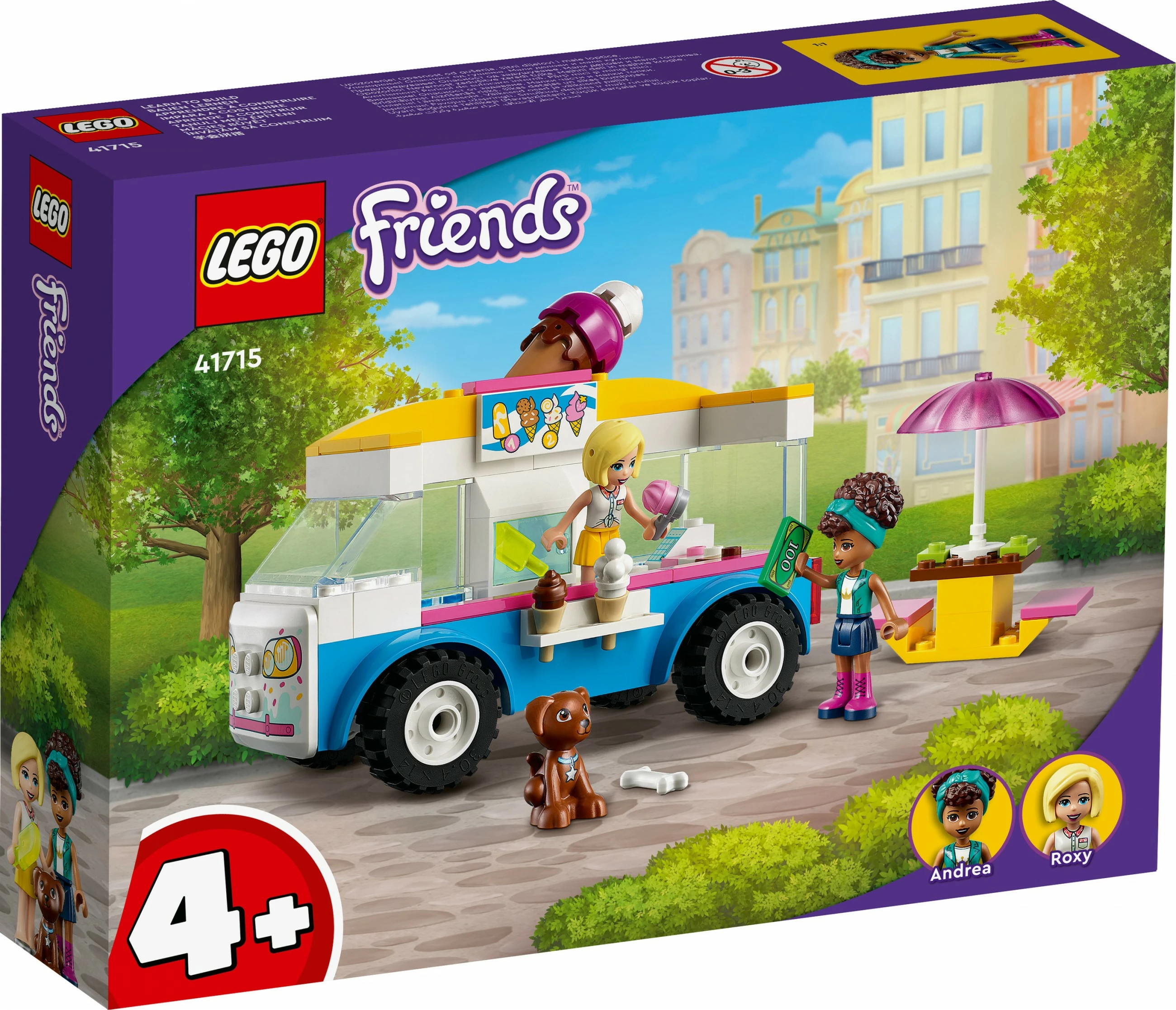 Set ndërtimi LEGO Friends 41715 me furgon akulloresh, 84 pjesë, shumëngjyrësh