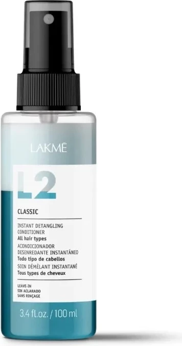 Kondicioner dyfazësh pa shpëlarje për femra Lakme L2 Classic, 100ml