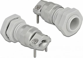 Glandë kablli DeLOCK PG9, IP68, për kabllo 4-8 mm, gri
