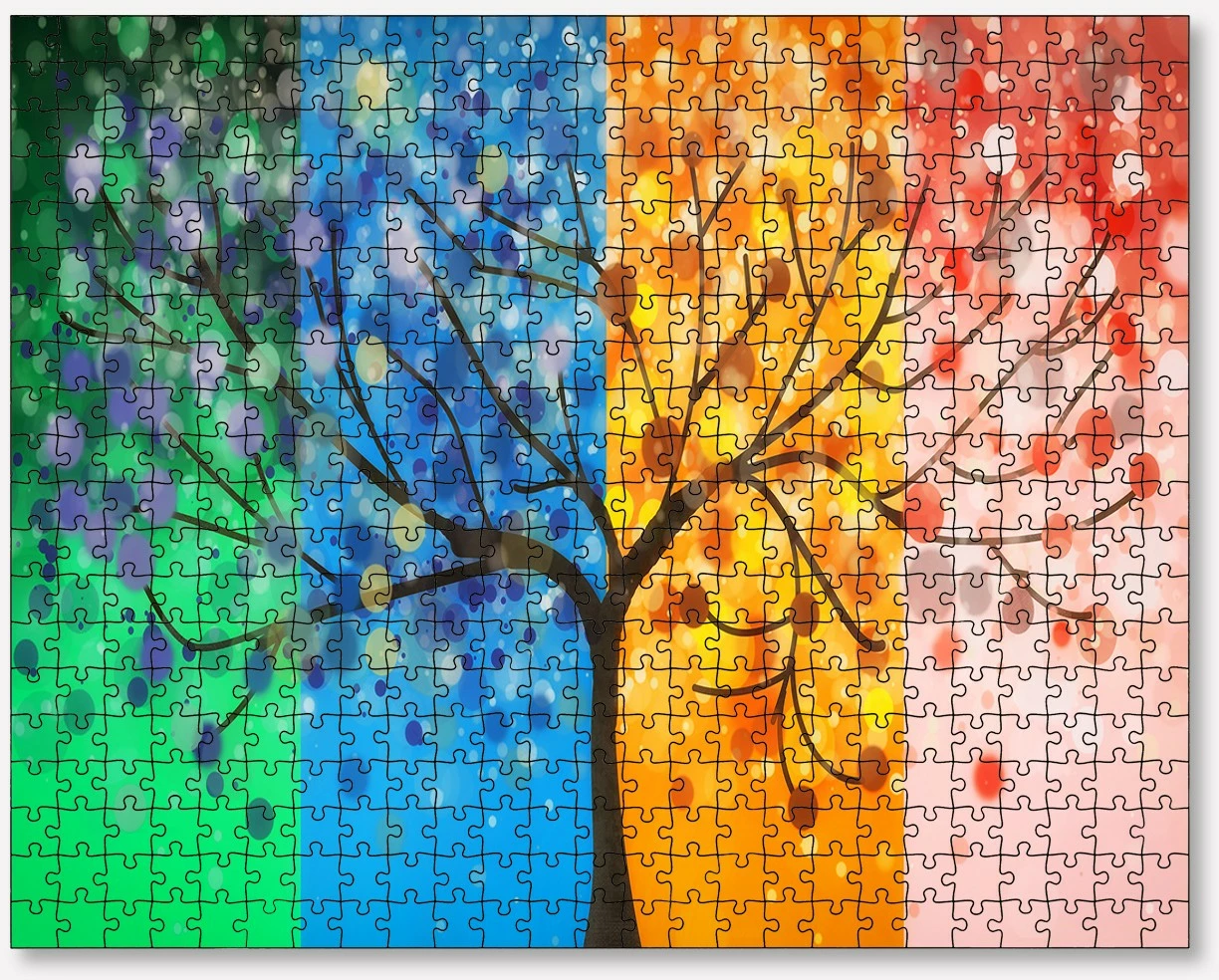 Puzzle 500 copë, Evila Originals, shumëngjyrësh, PZL_0103_500