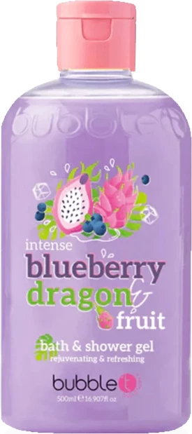 Bubble T Blueberry &amp; Dragon Fruit Bath &amp; Shower gel 500ml