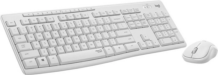 Set tastierë dhe maus Logitech MK295 Silent Wireless - i bardhë