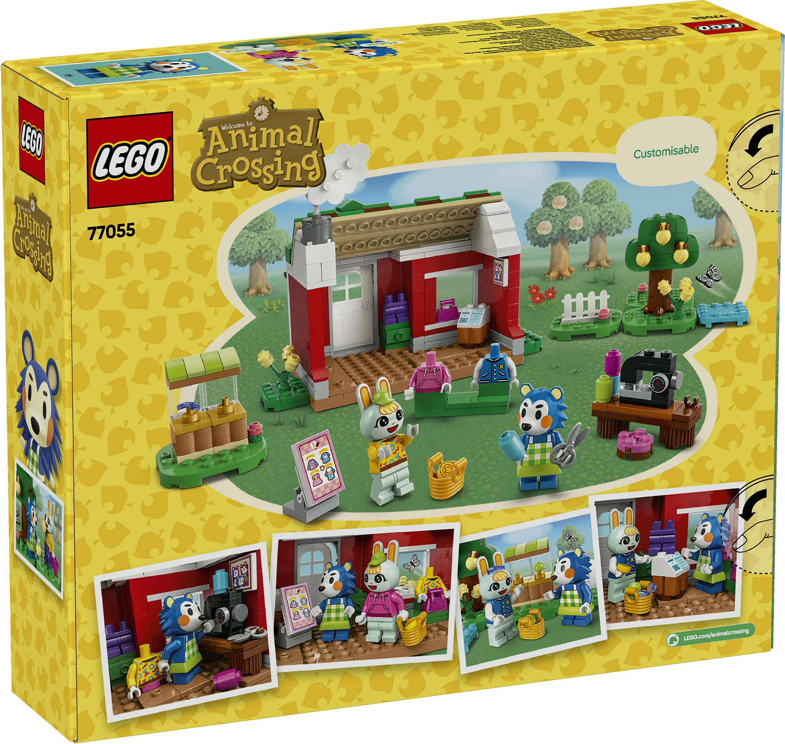 Set ndërtimi LEGO Animal Crossing 77055, 322 pjesë, shumëngjyrësh