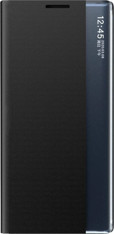 Mbështjellës Hurtel për Samsung Galaxy A72 4G, tip bookcase me kickstand, i zi