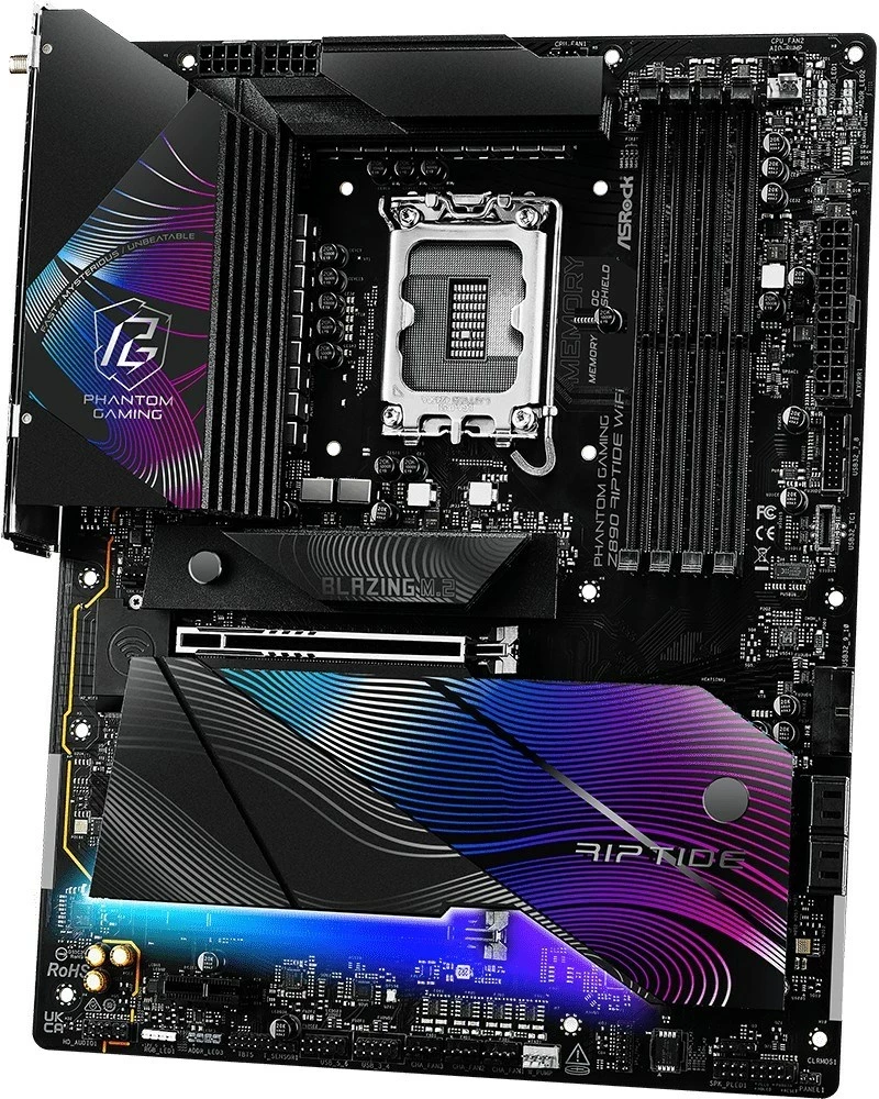 Pllakë amë ASRock Z890M Riptide WiFi, Socket 1851, ATX, me Wi-Fi, e zezë