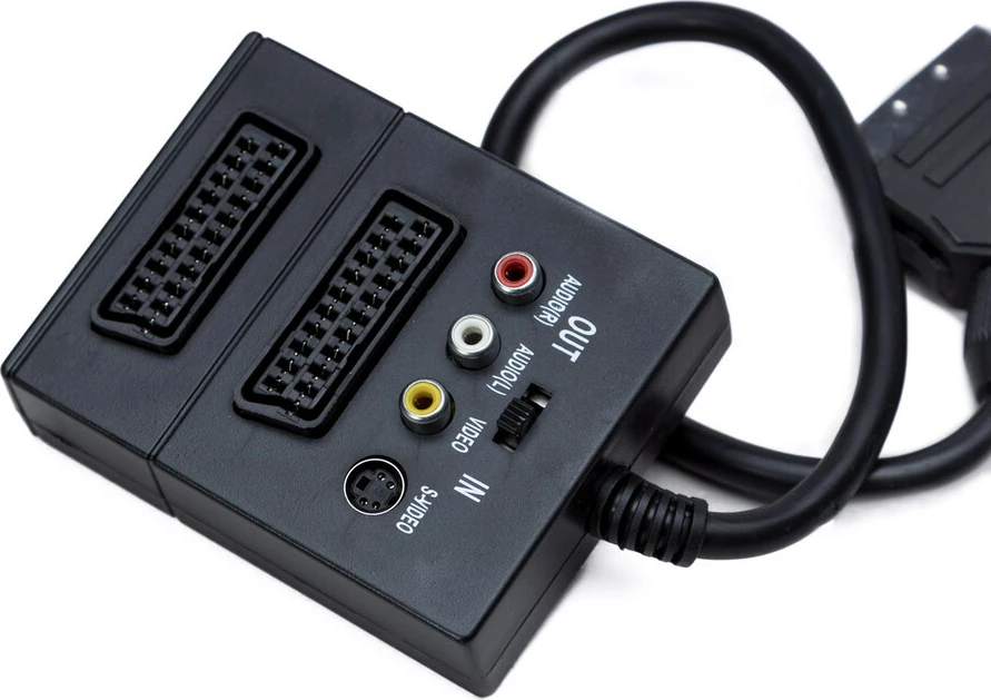 Kabllo GoGEN Cable SCART/2x SCART + S-Video,