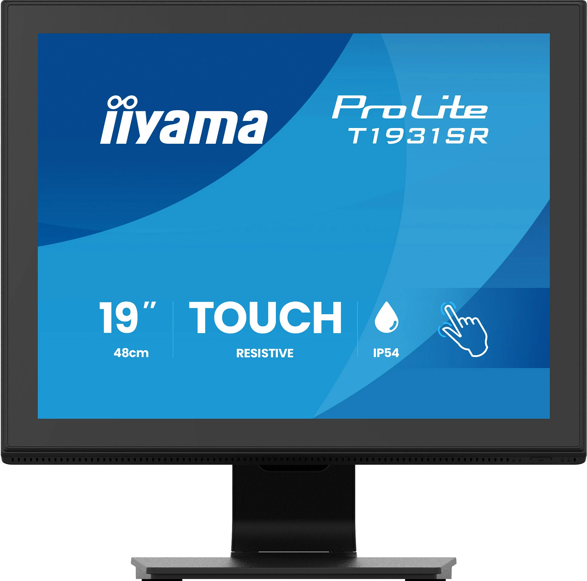 Monitor iiyama ProLite T1931SR, 19" IPS, 1280x1024, Touch Resistive, DisplayPort/HDMI, VESA, i zi