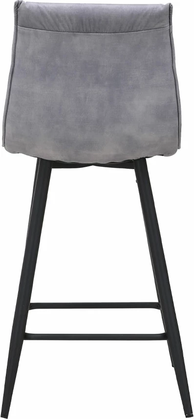 Karrige për bar LINEA, ngjyrë gri-argjend, 42x51x94