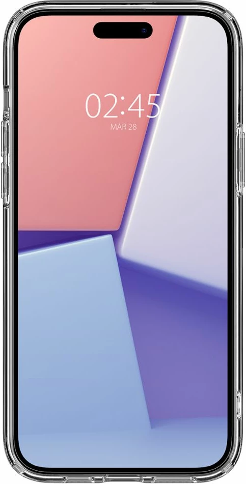 Mbështjellës Spigen Ultra Hybrid Mag për iPhone 15, MagSafe, Transparent/Bardhë