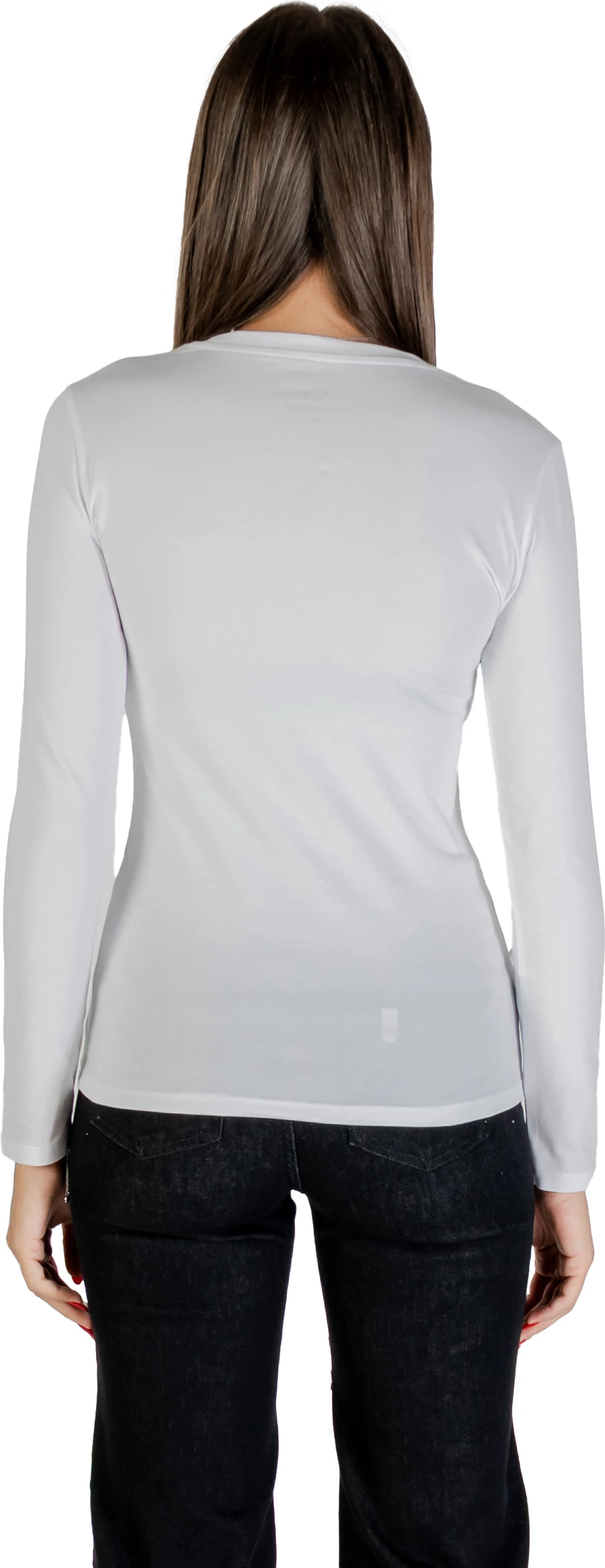 Maicë me mëngë të gjata për femra Armani Exchange XW001353 AF17173, e bardhë [Madhësia: XS]