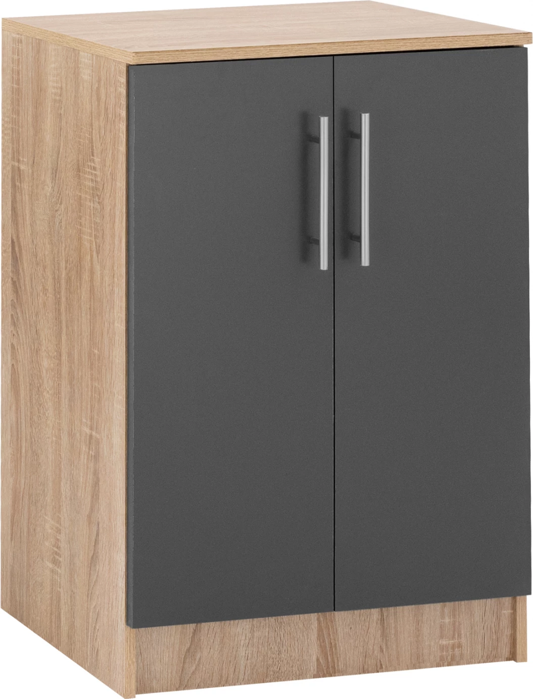 Kabinet këpucësh druri, FH2206.04, Sonama Gri, 60x40,5x80 cm