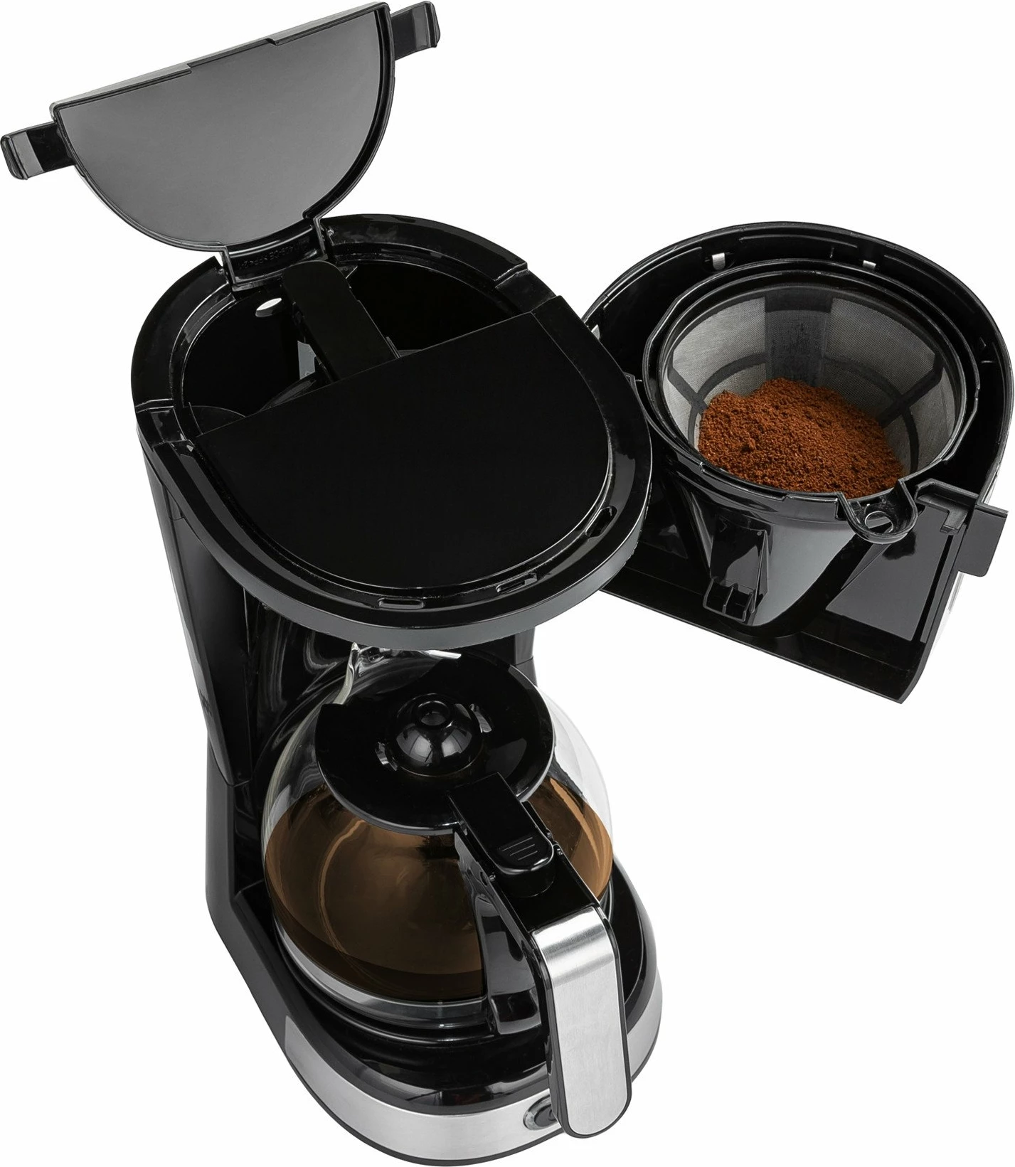 Aparat kafeje me pika Tesla CoffeeMaster ES200 0.63 L 600 W, argjend/zi