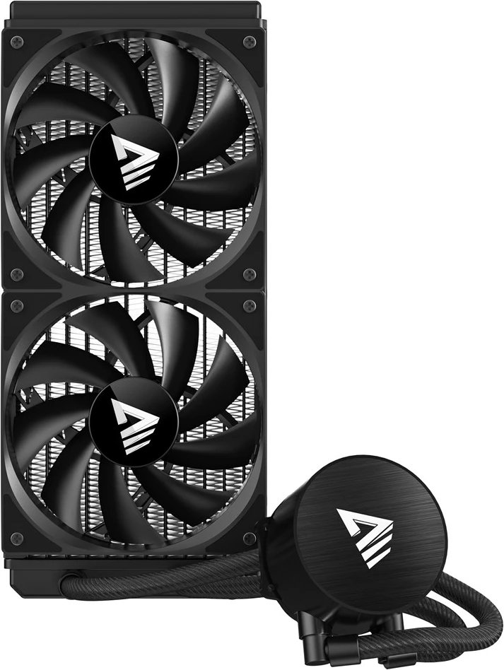 Komplet ftohje me ujë për procesor Savio NOX 240 mm, 2 ventilatorë 12 cm, i zi