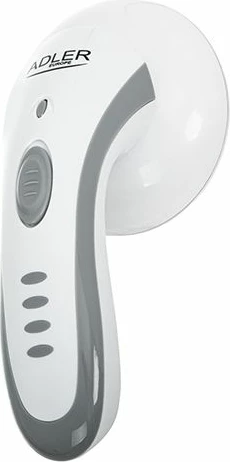 Heqës pushi për rroba ADLER AD9616, sipërfaqe pune 5 cm, me bateri 2xAA, i bardhë