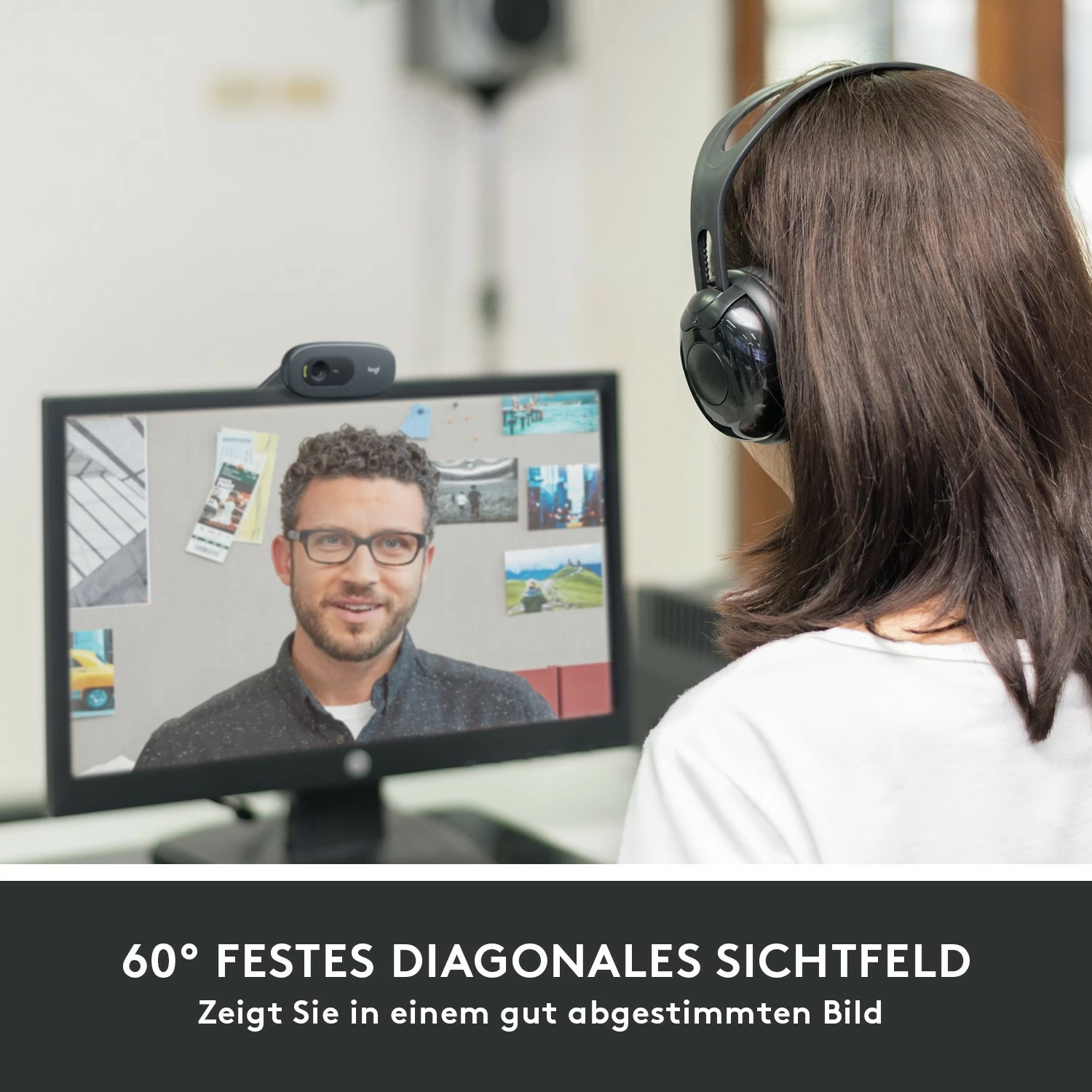 Kamera Logitech C505 HD, 720p, USB, E zezë