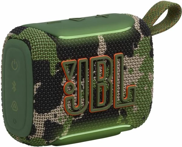 Altoparlant portativ Bluetooth JBL Go 5, IP68, 10 orë, me ndriçim ambient, camo ushtarake