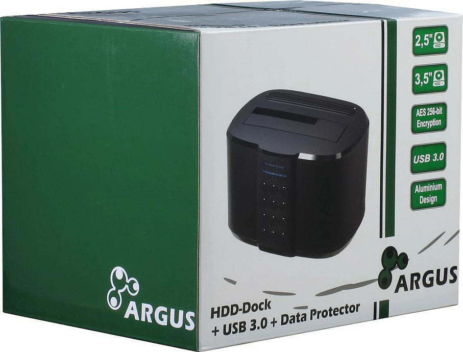 Docking station Inter-Tech GD-PDLK02, USB 3.0, e zezë