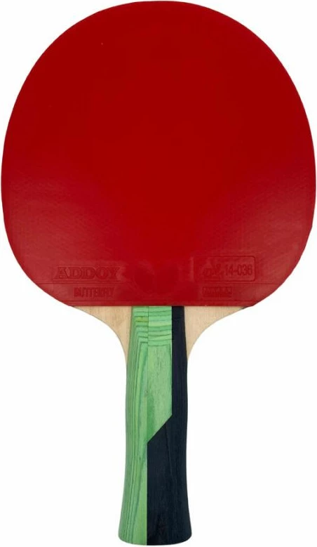 Reket pingpongu Butterfly për meshkuj dhe femra, i kuq e zi [Dorëza: FL-konkav]