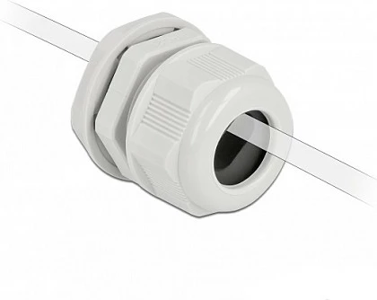Glandë kablloje DeLOCK PG16, IP68, për kabllo të sheshtë 14 mm, 2 copë, gri