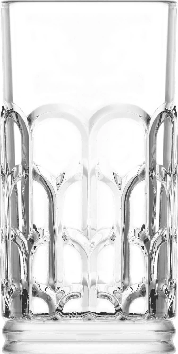 Gotë long drink LAV HORECA Archie 390 ml transparente, set 12 copë