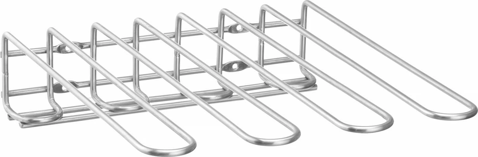 Mbajtës gotash varës muror, Bar Up, 3 rreshta, 350x293x50 mm, inoks, argjendtë