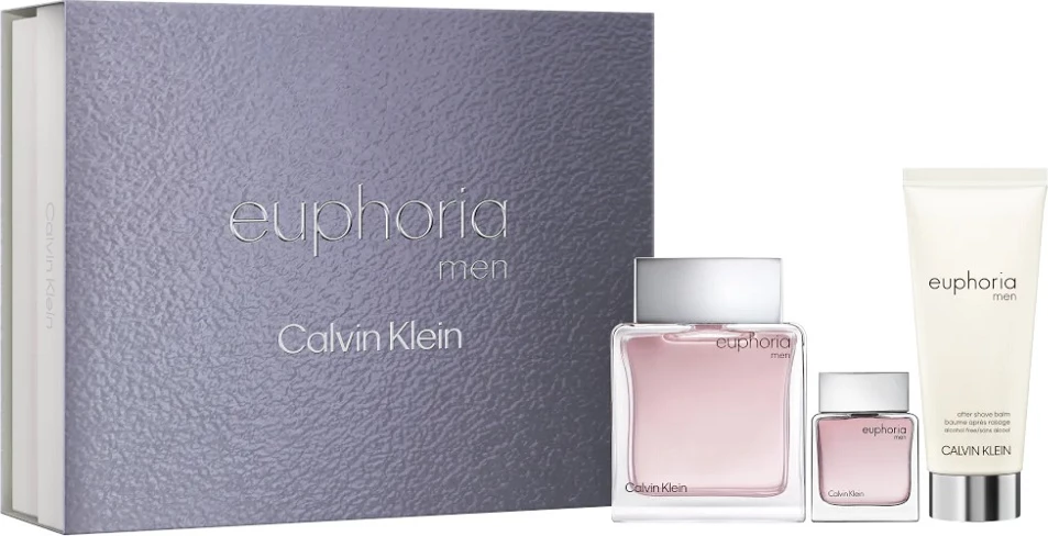 Set Eau de Toilette për meshkuj Calvin Klein Euphoria Men 100ml + 15ml + After Shave Balm 100ml