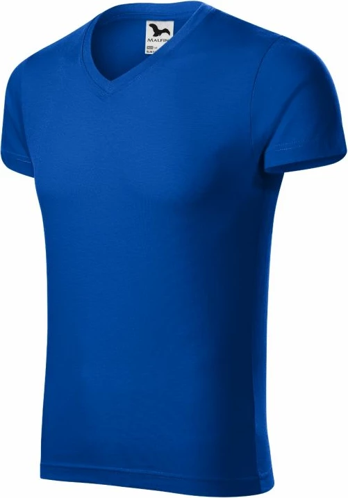 Maicë për meshkuj Malfini, ngushtë me qafë V, blu [Madhësia: XL]