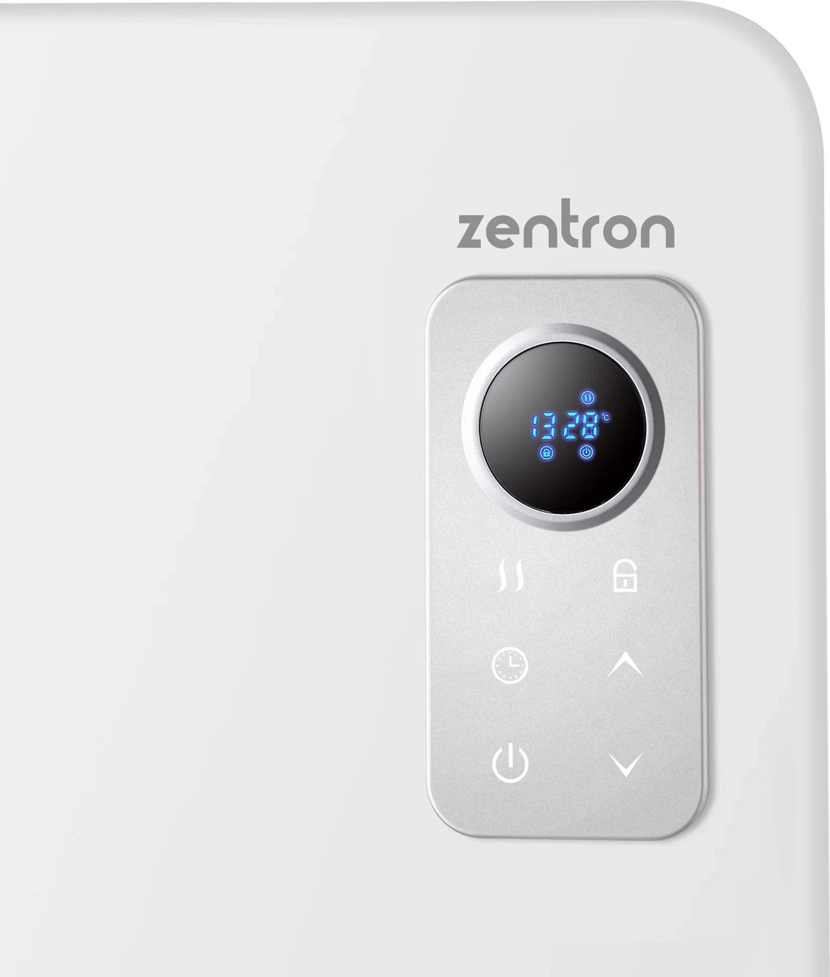 Ngrohës panel smart, Elit, ZENTRON XL, 1000/2000W, Wi‑Fi, ekran digjital, IP24, në këmbë ose mur, e bardhë 6