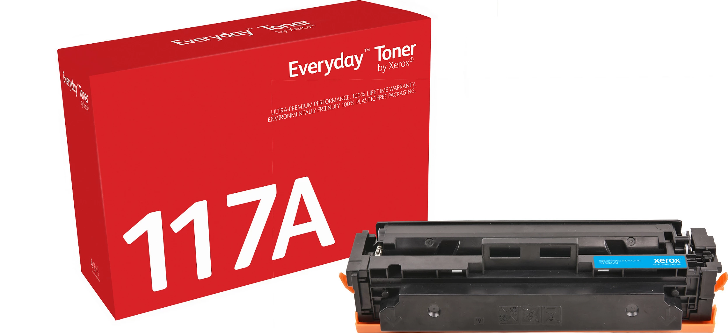 Toner Xerox Everyday 117A (W2071A) kompatibil me HP, Cyan, 700 faqe