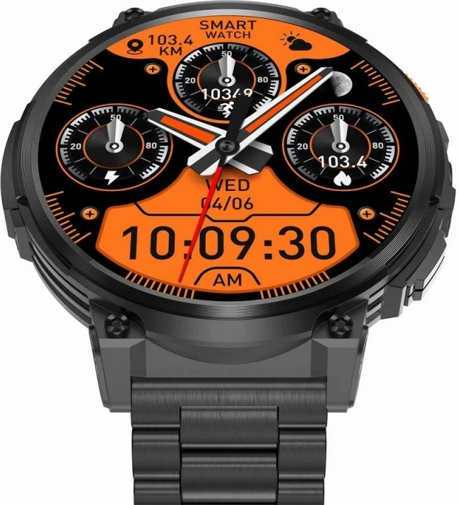 Smartwatch Gravity për të gjithë, e zezë