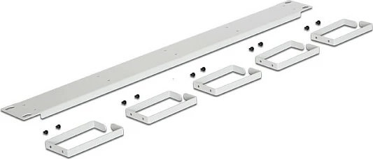 Panel menaxhimi kabllosh DeLOCK 42116, 1U, 19", metal, gri