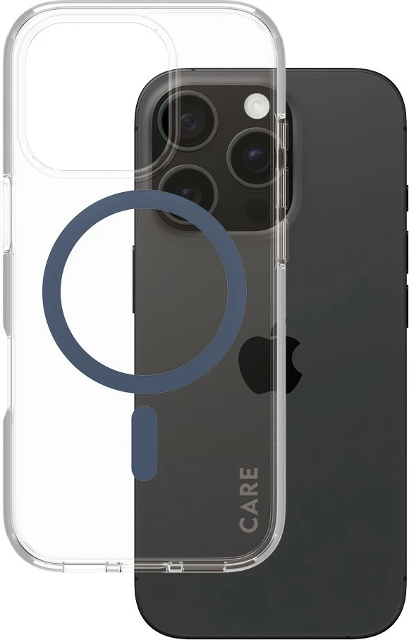 Mbështjellës PanzerGlass CARE Case Flagship MagSAFE për iPhone 16 Pro, transparent