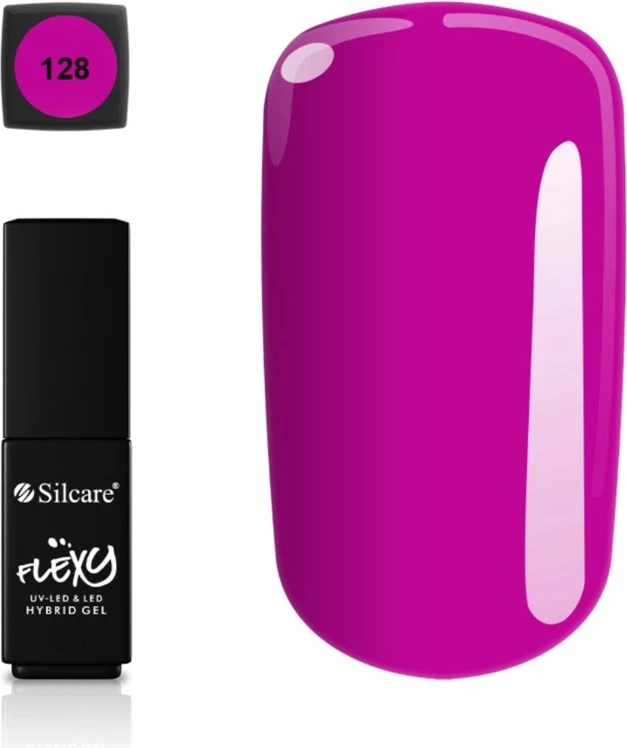 Llak për thonj për femra Silcare Flexy Hybrid Gel Show 128, 4.5g