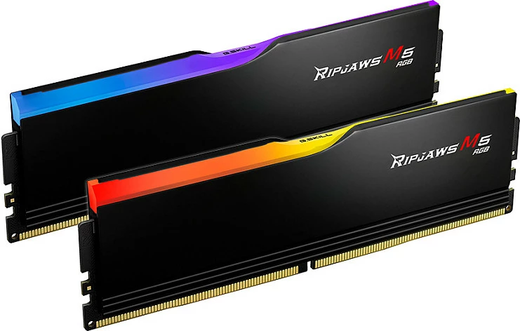 RAM Memorje G.Skill Ripjaws M5 RGB 64GB (2x32GB) DDR5 6000MHz, Multikolor