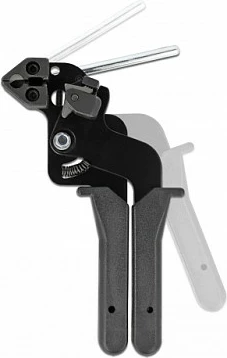 Pinca montimi për lidhësa kabllosh inox DeLOCK, deri 12 mm, gri