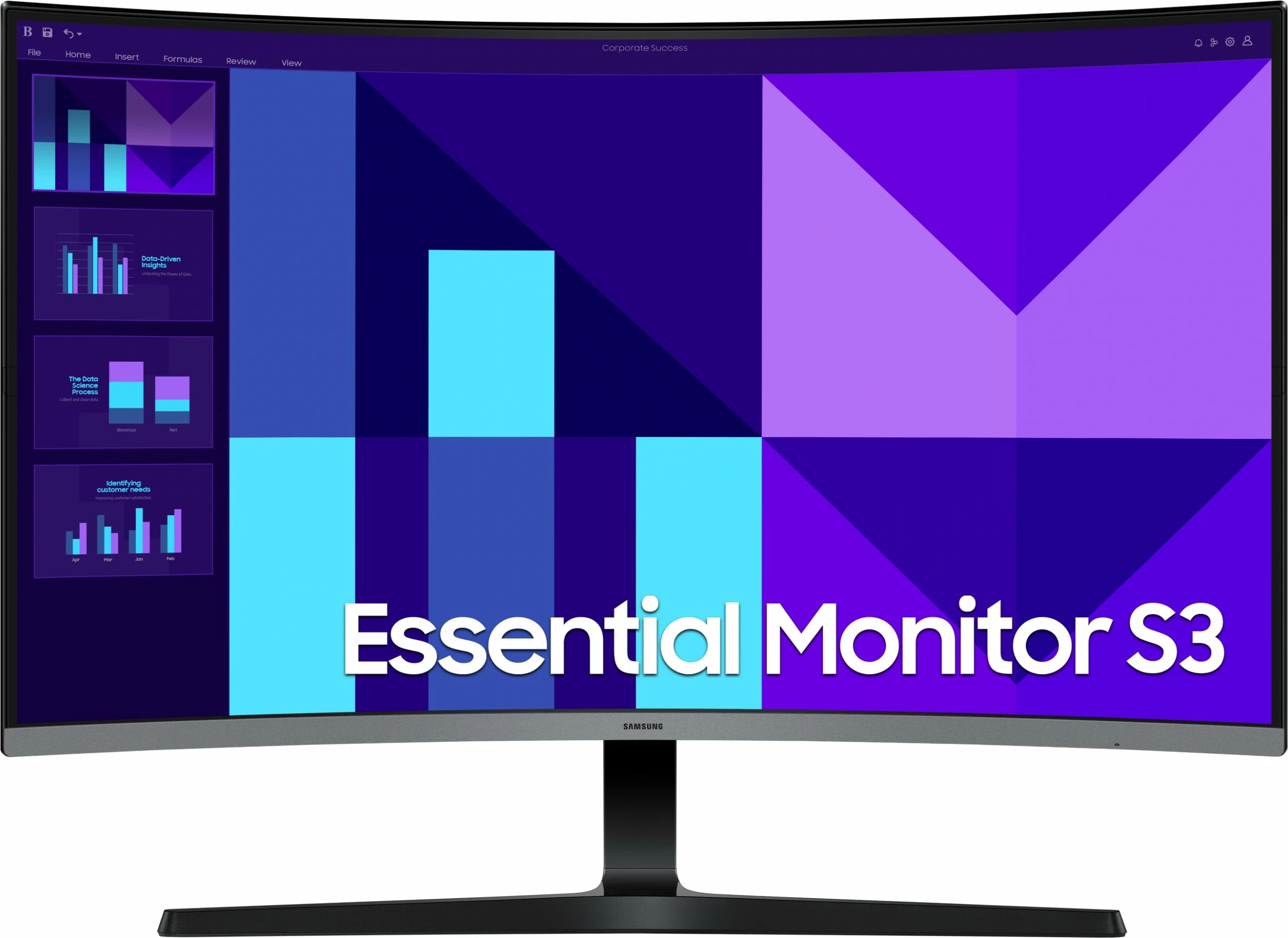 Monitor i lakuar Samsung S32D396GAU 32 inç Full HD, 100Hz, altoparlant, i zi