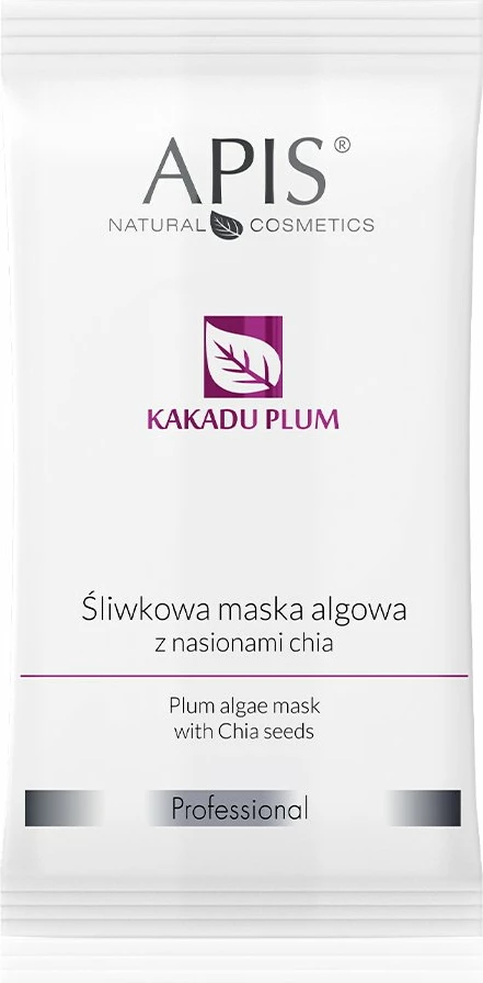 Maskë alginate për fytyrë APIS Kakadu Plum me fara chia për femra, 20g