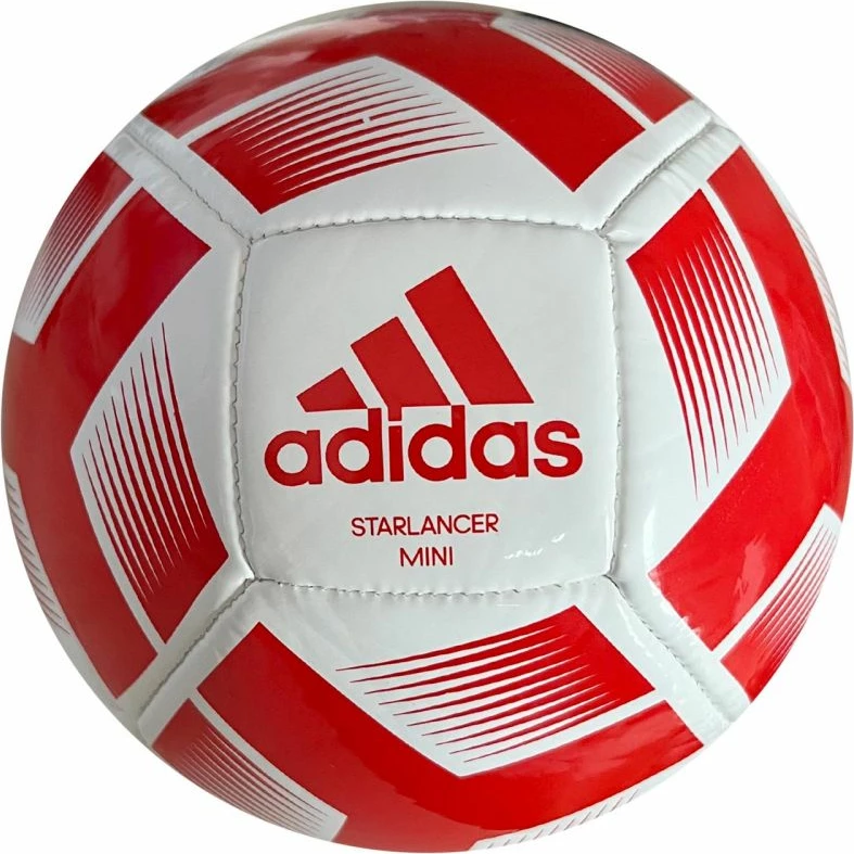 Top futbolli për fëmijë dhe meshkuj adidas, i bardhë me të kuqe