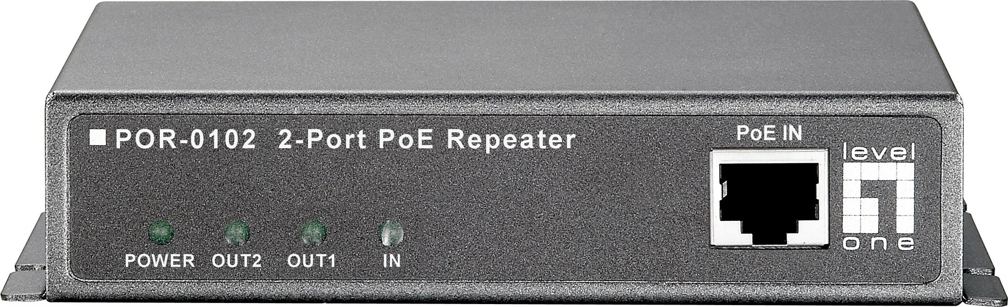 Repeater rrjeti LevelOne POR-0102, 2 porte, PoE, i zi