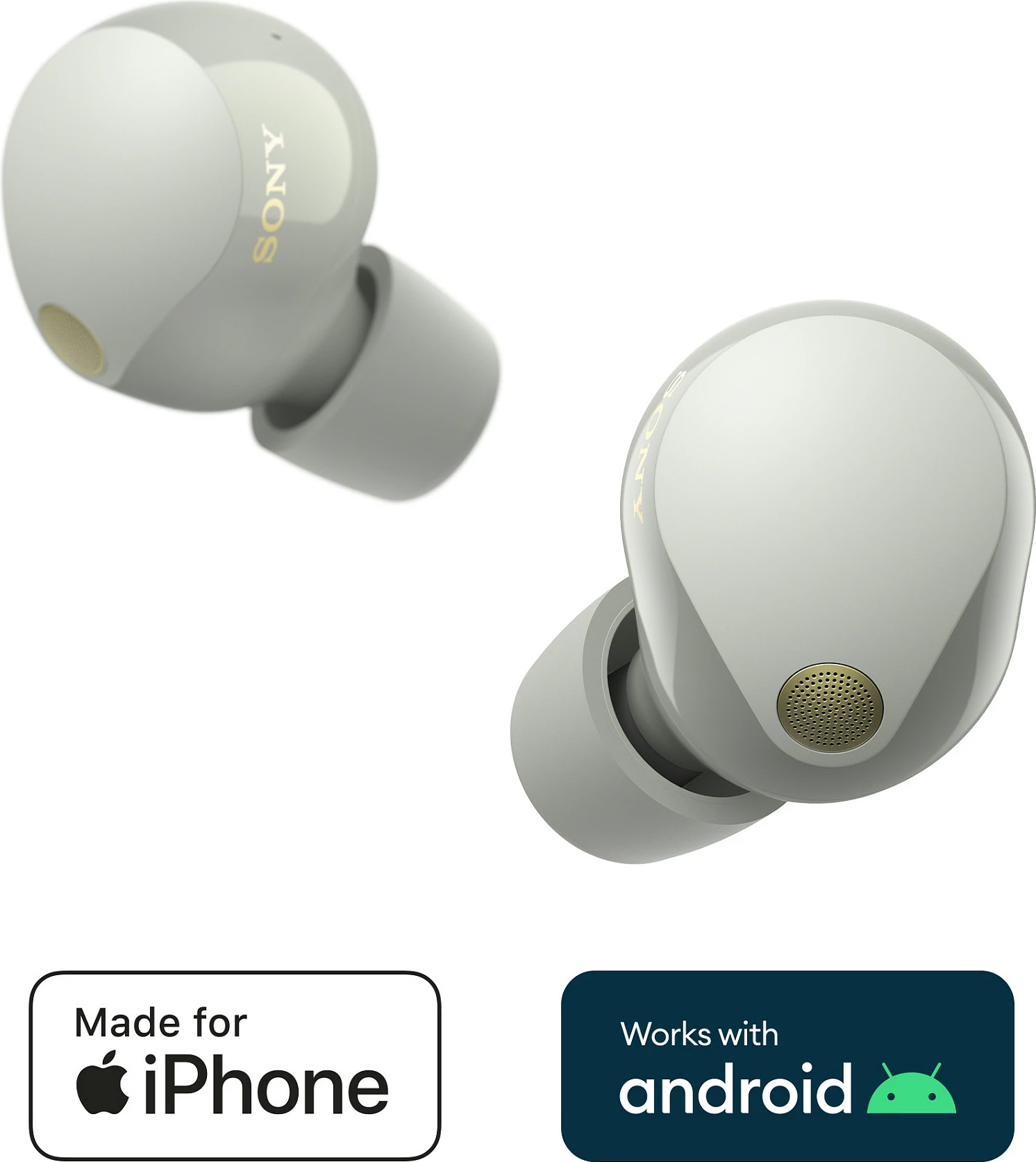 Kufje Sony WF-1000XM5, wireless, ANC, Bluetooth 5.3, argjendtë