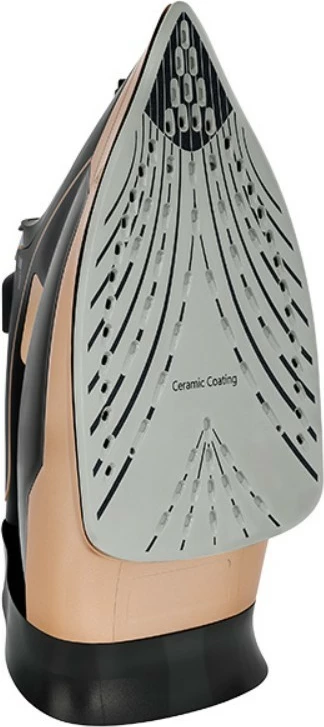 Hekur me avull, Lafe, VaporMax LAFZEL47583, 3000 W, shollë qeramike, depo uji 320 ml, kabllo 1.8 m, bezhë/zi