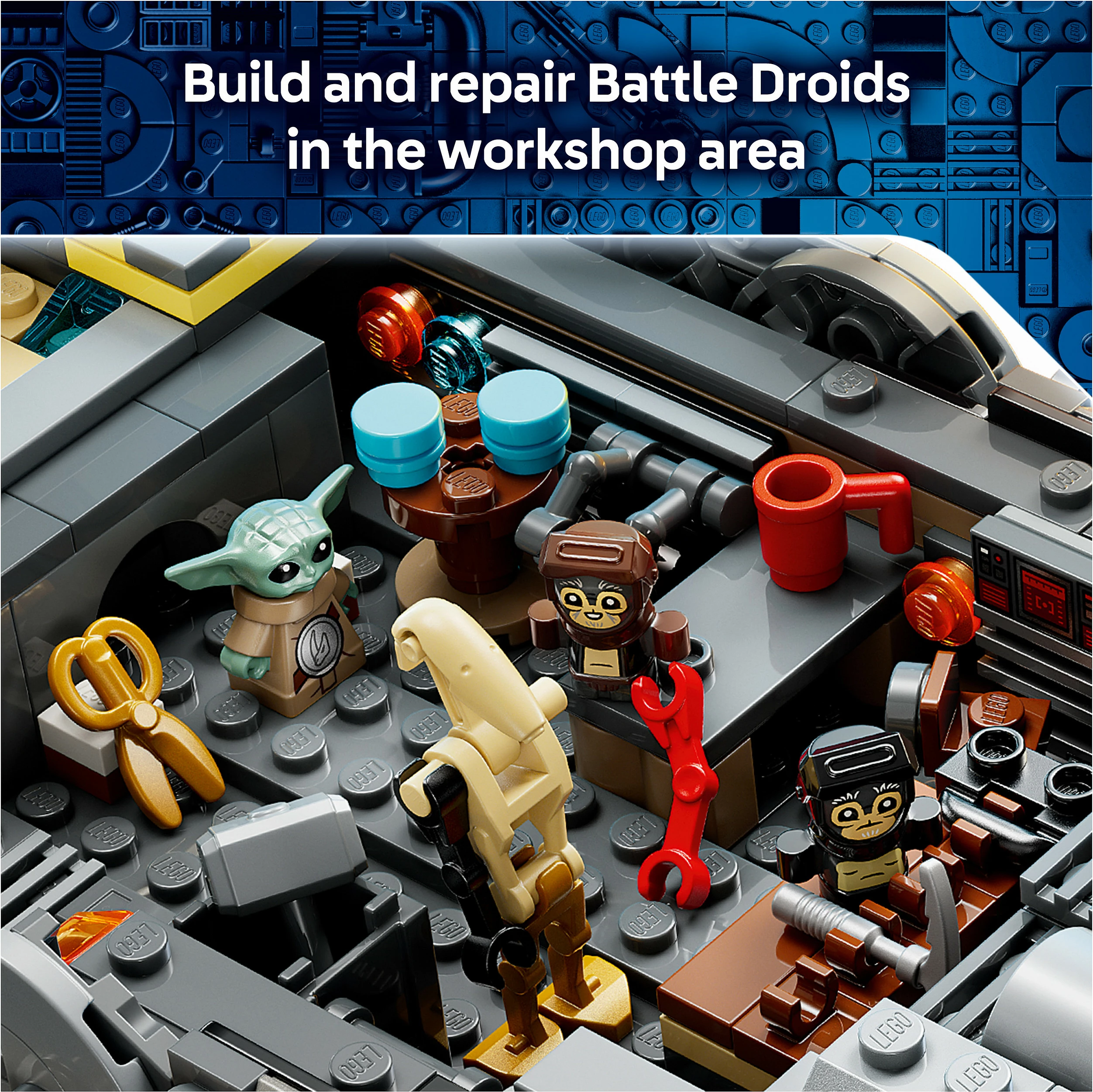 Set ndërtimi LEGO Star Wars 75445 Anzellian Starship, 701 pjesë, shumëngjyrësh