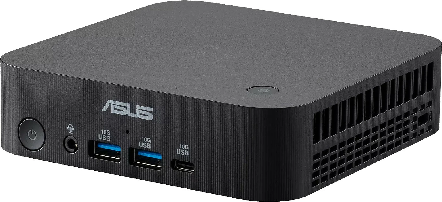 Mini PC barebone ASUS ExpertCenter PN54-BBR321MNS1, AMD Ryzen 3 210, 0GB RAM/0GB SSD, Wi‑Fi, Bluetooth 5.4, e zezë