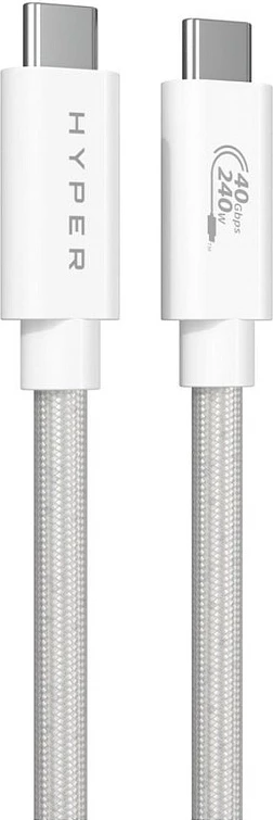 Kabllo USB-C Targus HyperDrive USB4 Performance CAB, 1.2m, 240W, e bardhë