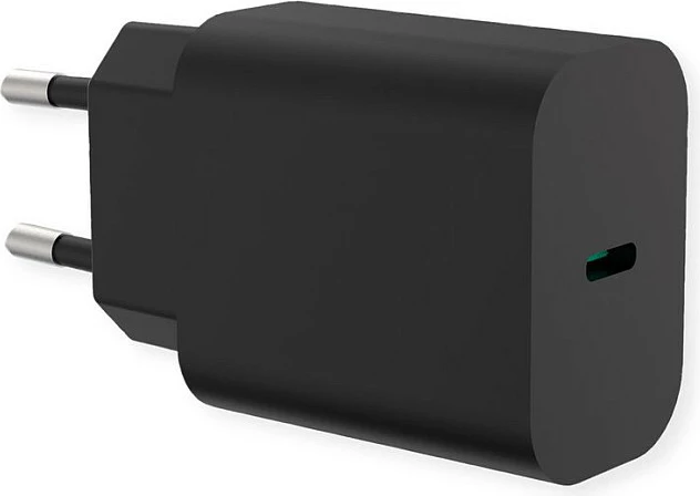 Karikues VALUE USB-C PD 25W, Euro prizë, i zi