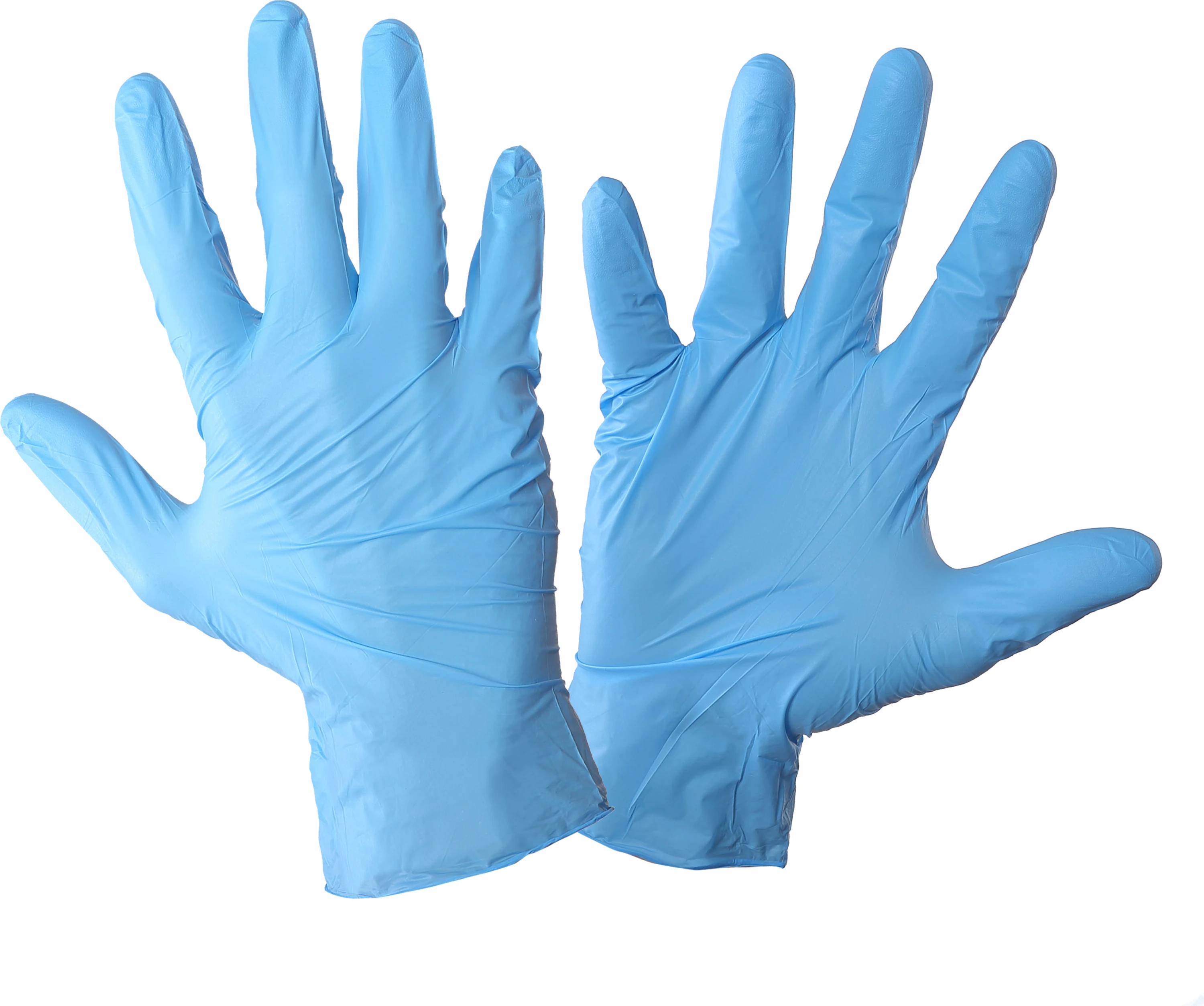 Doreza nitrili LAHTI PRO L220807B, madhësi 7, blu, paketë 100 copë