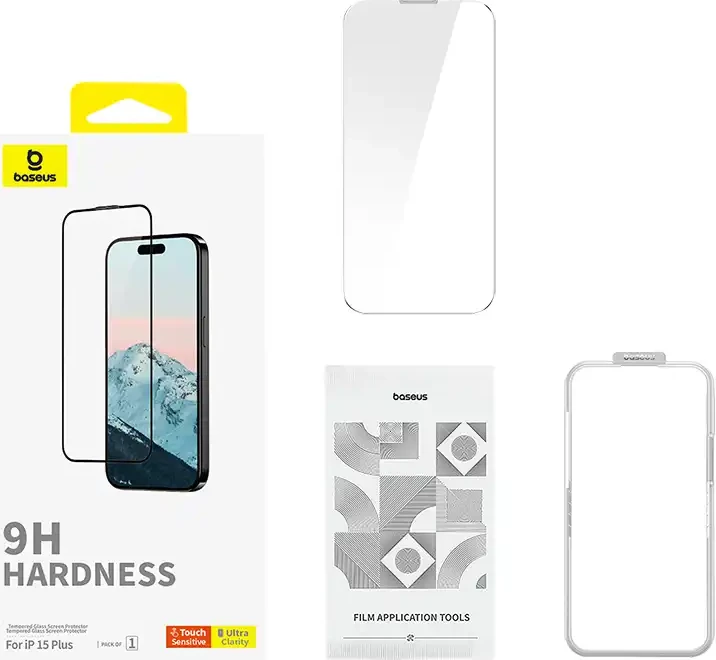 Xham i temperuar Baseus Diamond 0.3mm për iPhone 15 Plus