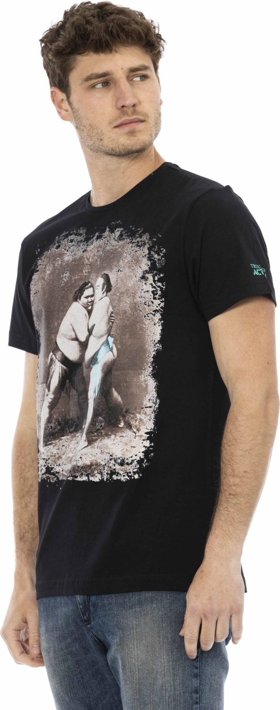 Maicë për meshkuj Trussardi Action, e zezë [Madhësia: XL]